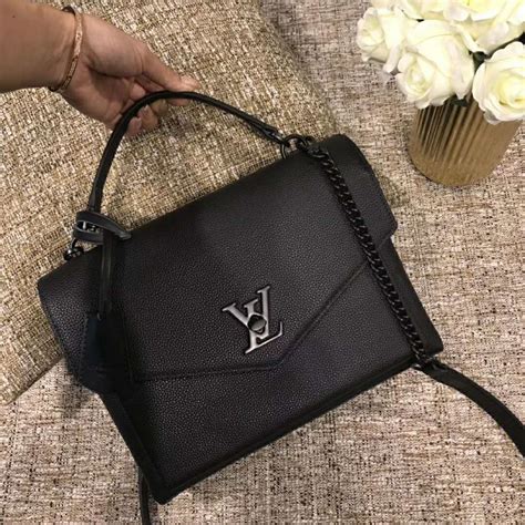 black louis vuitton bag women's